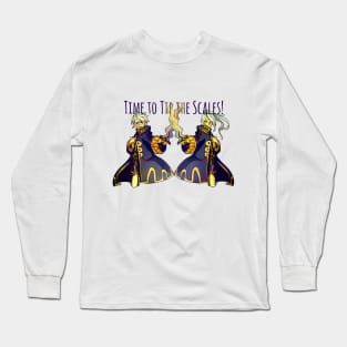 Time to Tip the Scales (Redrawn) Long Sleeve T-Shirt